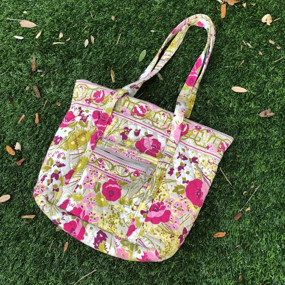 vera bradley pink and green pattern